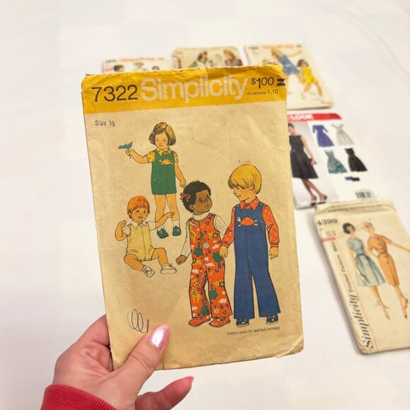 Lot of 12 sewing patterns for women and kids - assorted sizes - Picture 6 of 13